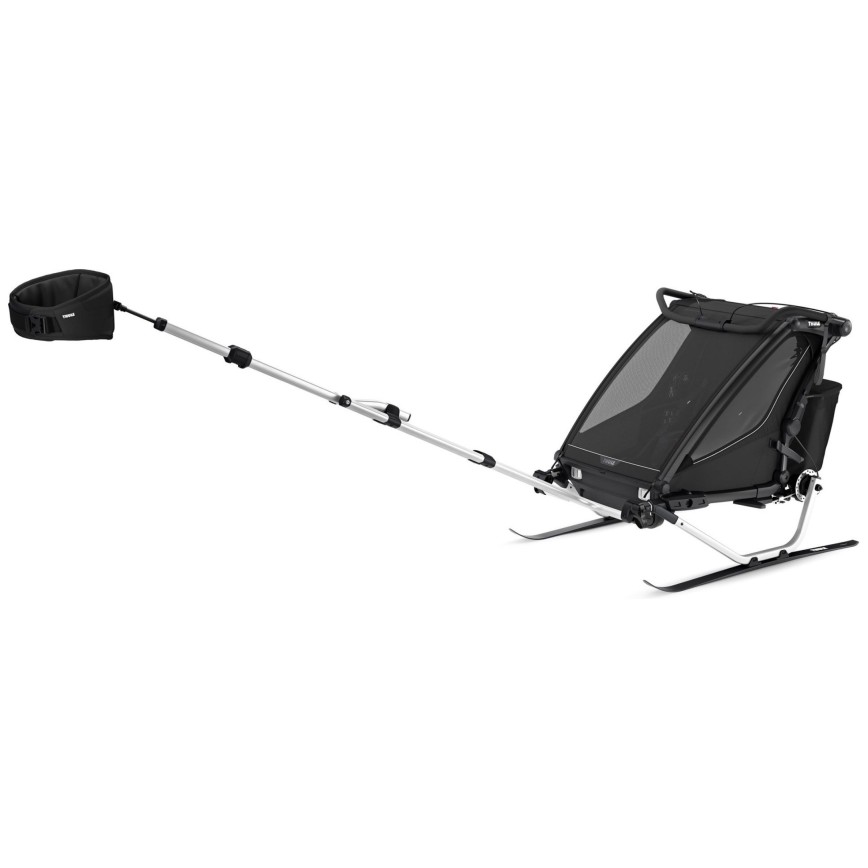 Chariot Sport2 Double Black - multifunkcijska prikolica za otroka 4v1