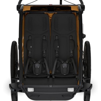 Chariot Sport2 Double Natural Gold - multifunkcijska prikolica za otroka 4v1