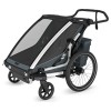 Prikolica za djecu 4u1 Thule CHARIOT CROSS2 Double Dark Slate