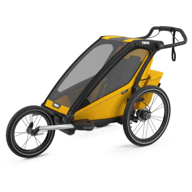 Chariot Sport1 Black Spectra Yellow - multifunkcijska prikolica za otroka 4 v 1 Chariot Sport1 Black Spectra Yellow - multifunkcijska prikolica za otroka 4 v 1