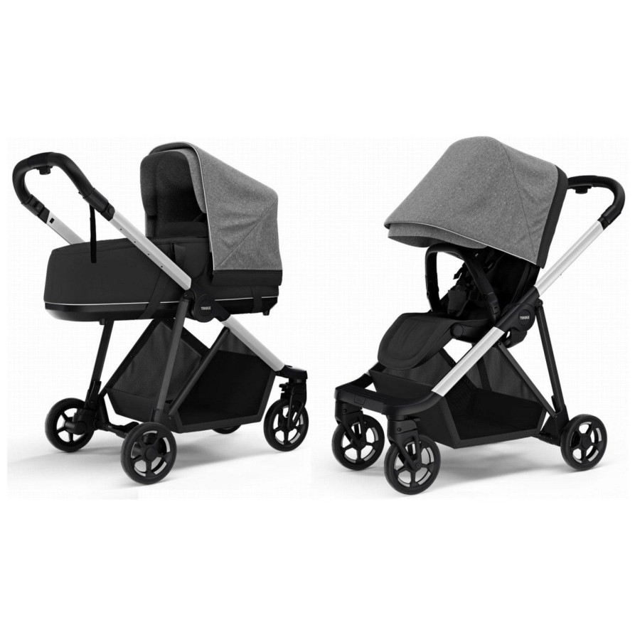 Dječja kolica Thule SHINE Grey on Aluminum