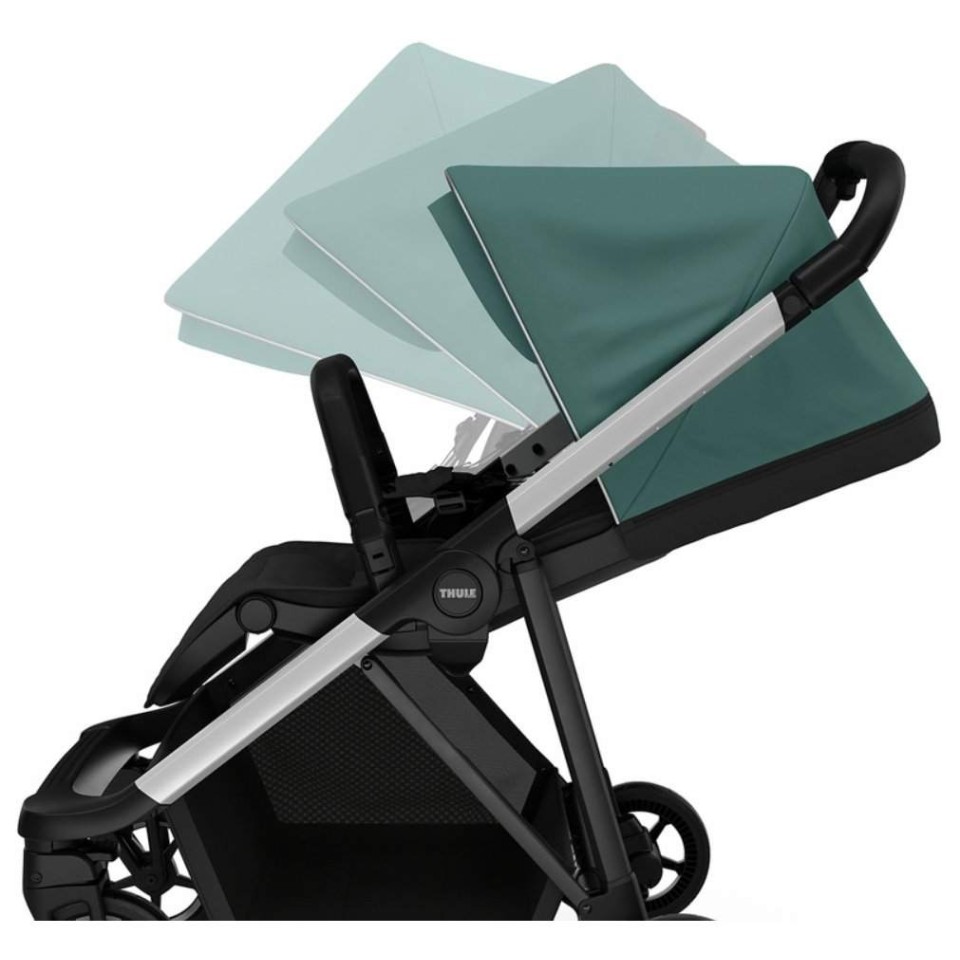 Otroški voziček Thule SHINE Mallard Green on Aluminum