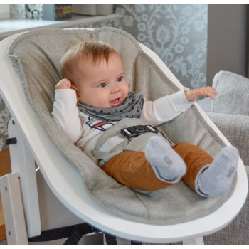 Ležalnik za stolček za hranjenje NEWBORN SEATY White