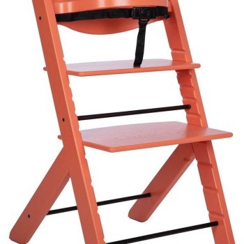 Lesen stolček za hranjenje Pastel Red