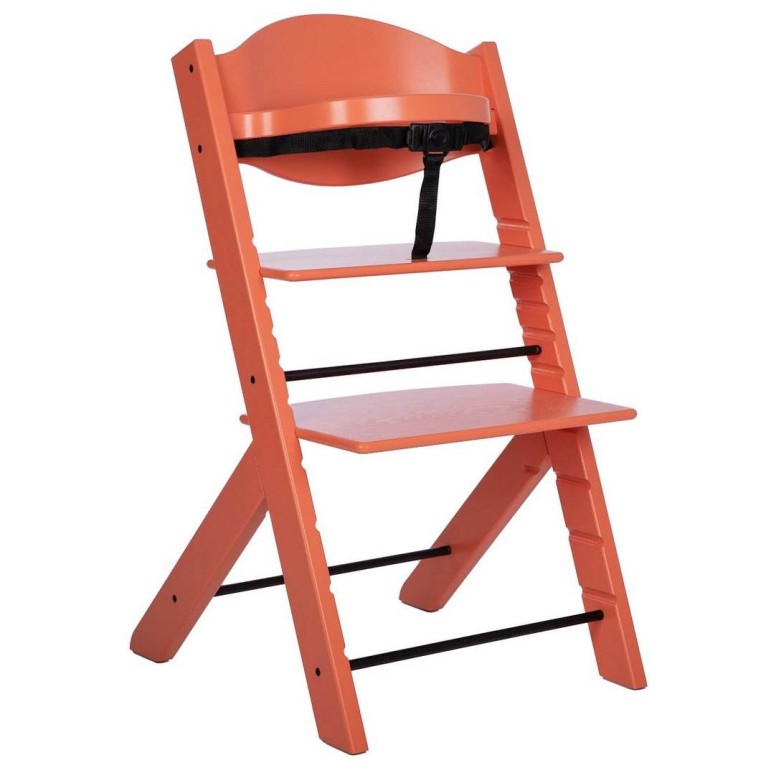 Lesen stolček za hranjenje Pastel Red