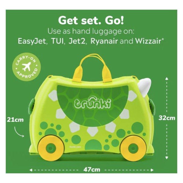 Potovalni otroški kovček DUDLEY