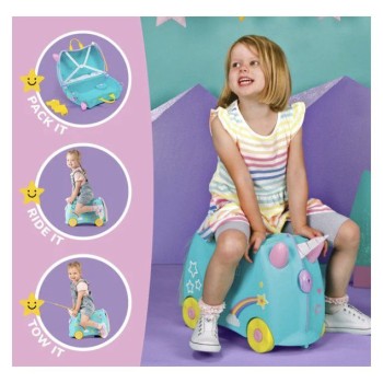 Potovalni otroški kovček UNA