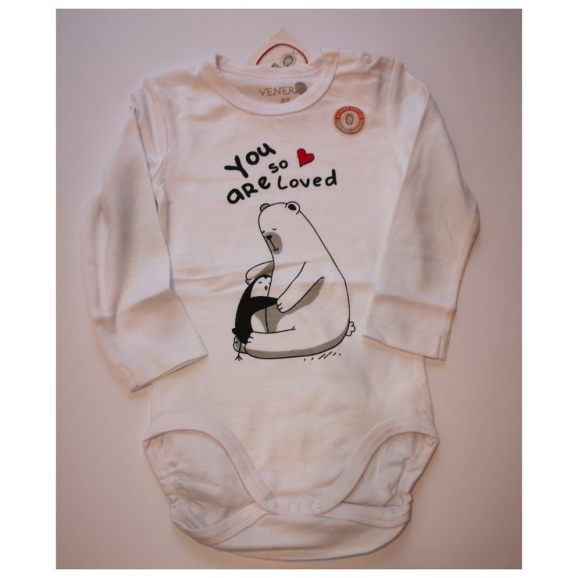 Venere Bodi z dolgimi rokavi za punčke - 2 kos Venere Bodi z dolgimi rokavi za punčke - 2 kos