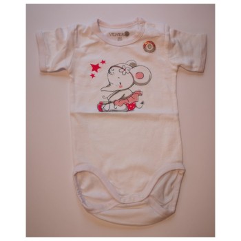 Venere Bodi na kratek rokav za punčke - 2 kos