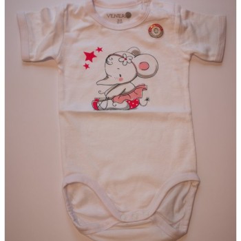 Venere Bodi na kratek rokav za punčke - 2 kos