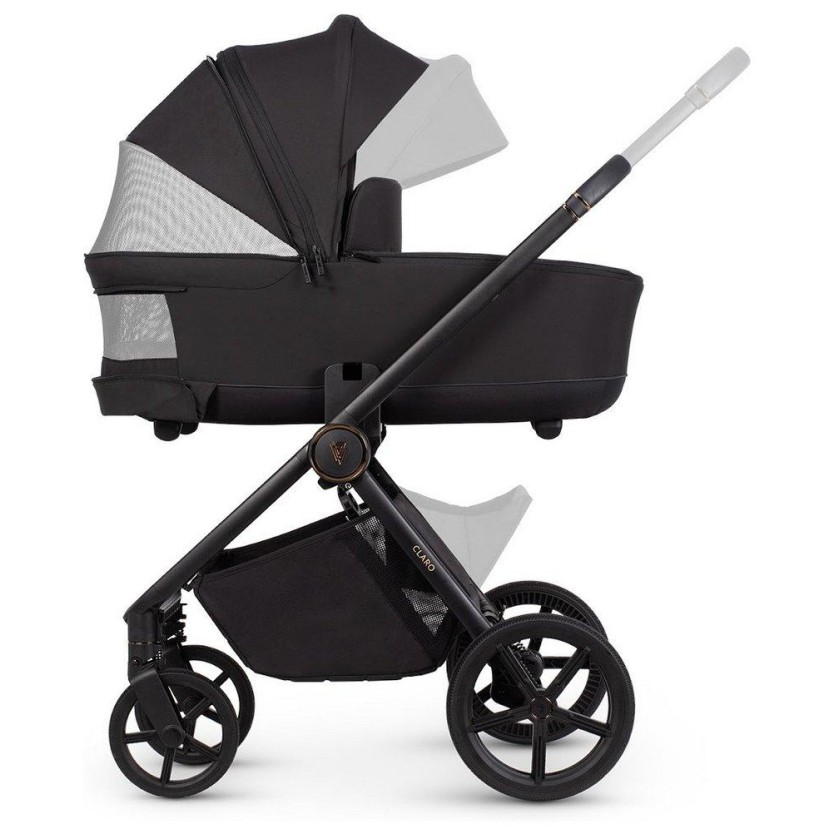 Otroški voziček 2v1 CLARO Noir