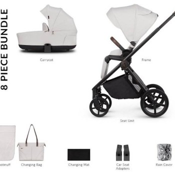 Otroški voziček 2v1 CLARO Vanilla