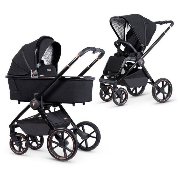 Otroški voziček Tinum SE 2 in 1 Stylish Black