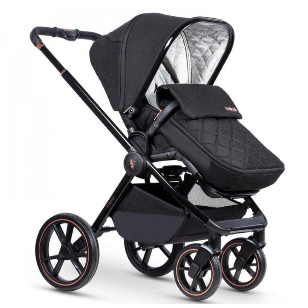 Otroški voziček Tinum SE 2 in 1 Stylish Black