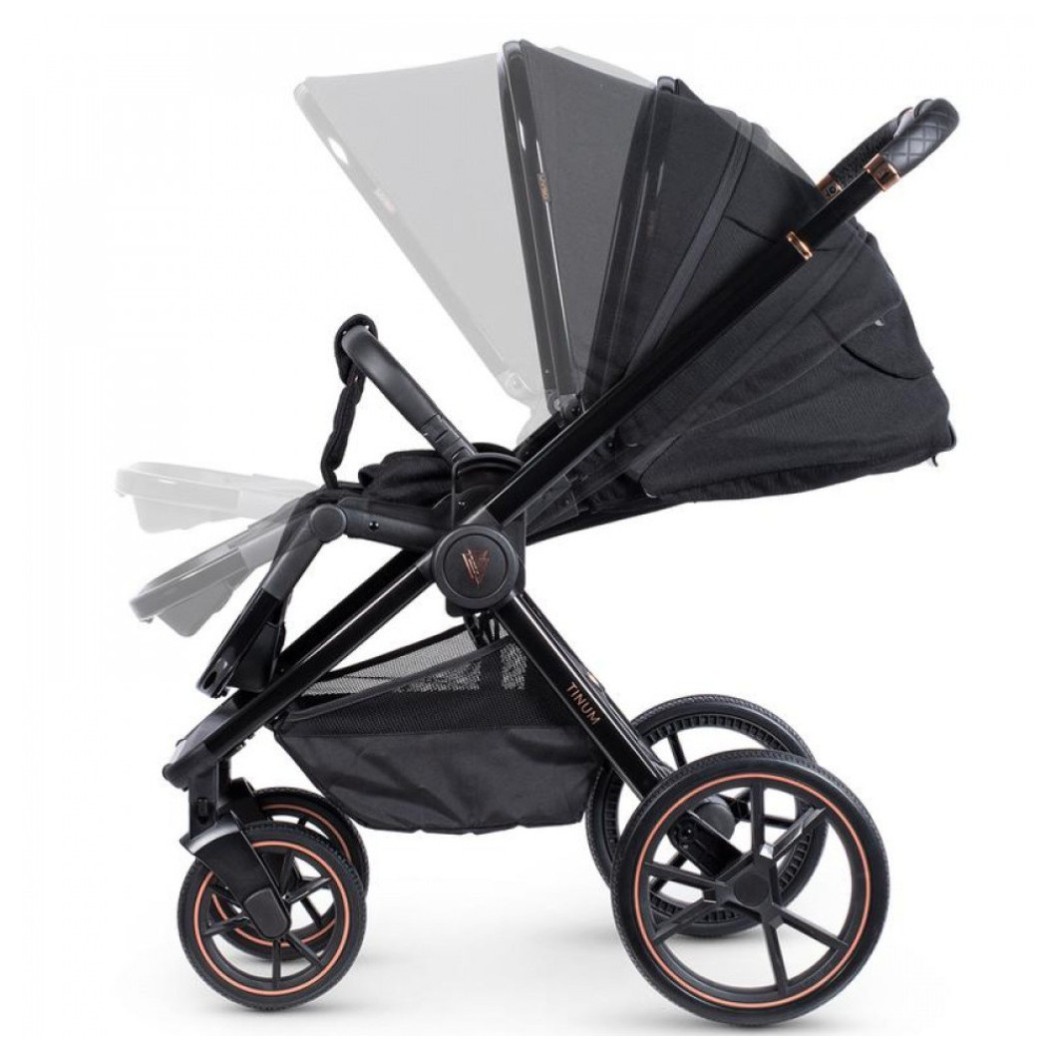 Otroški voziček Tinum SE 2 in 1 Stylish Black