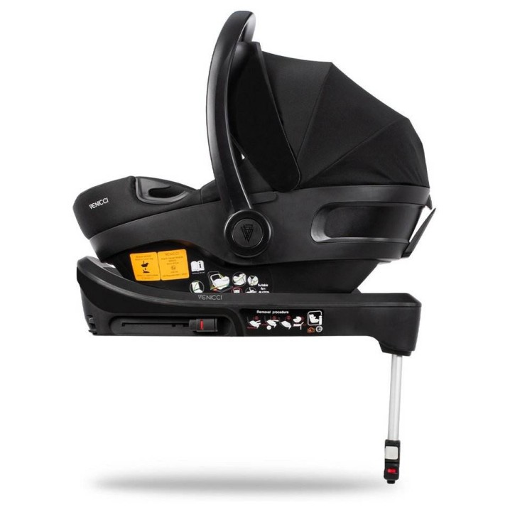 Autosjedalica i-Size ENGO Black sa bazom isofix 40-87 cm