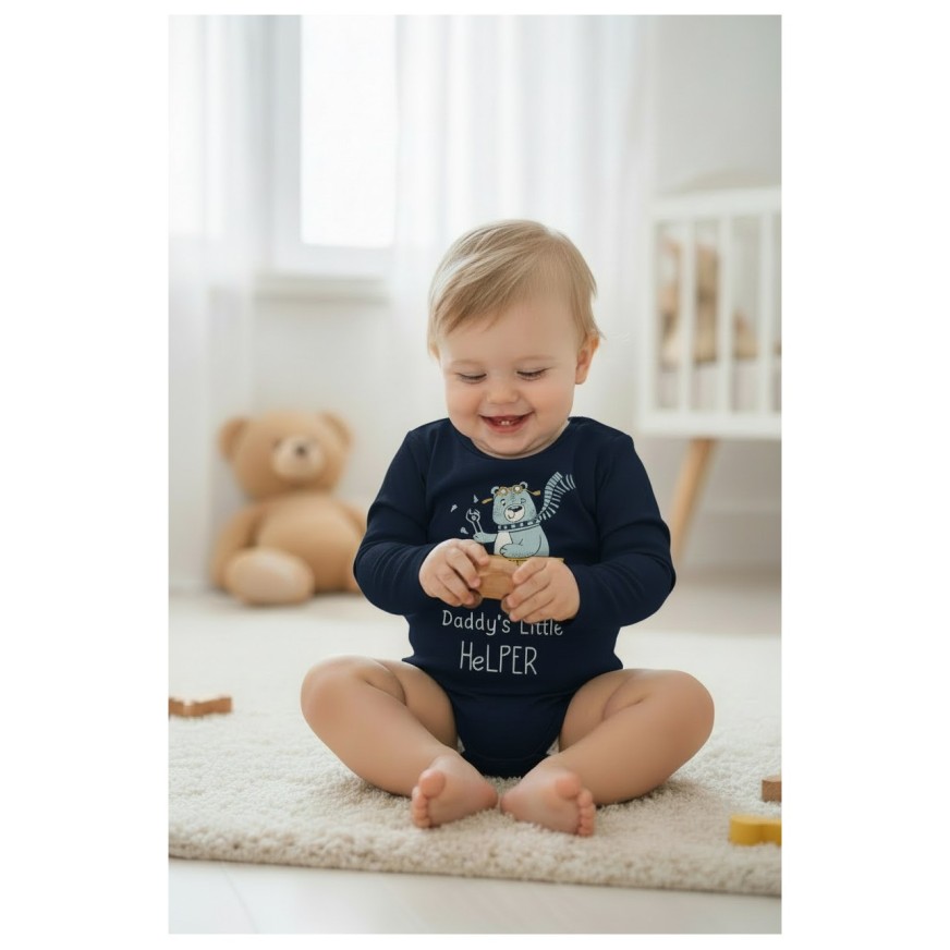 Venere Bodi z dugm rukavima za dječake - 2 kom Venere Bodi z dugm rukavima za dječake - 2 kom