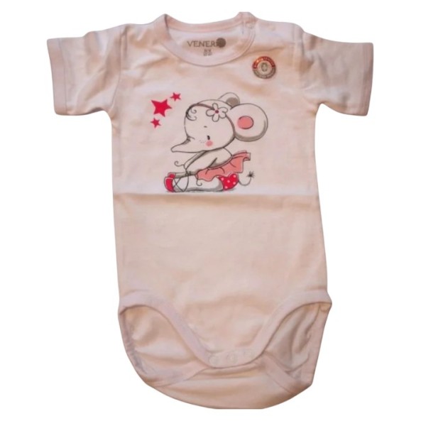 Venere Bodi na kratki rukav za baby djevojčice - 2 kom