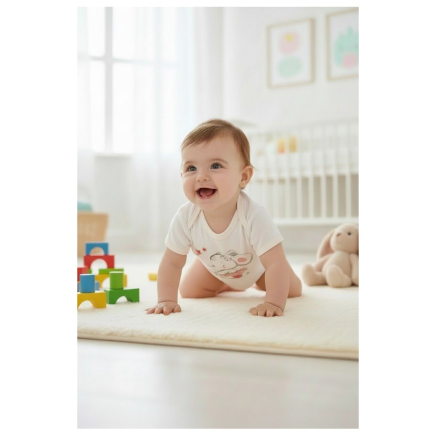 Venere Bodi na kratki rukav za baby djevojčice - 2 kom