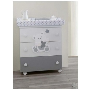 Pali ORSONE Grey previjalna miza z banjico