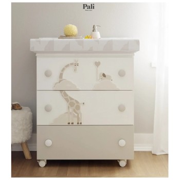 Pali SAVANA previjalna miza z banjico