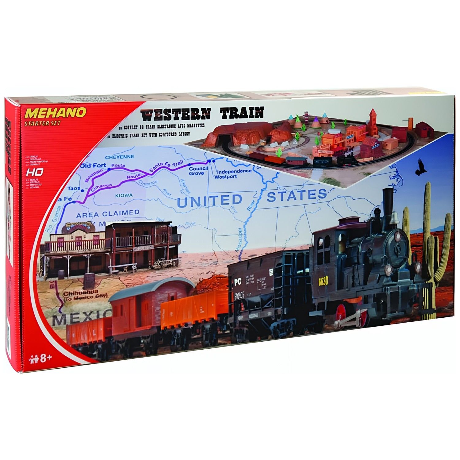 Vlak garnitura WESTERN TRAIN Z MAKETO T109