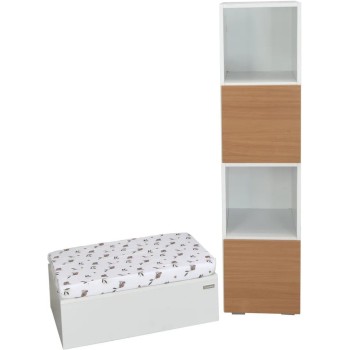 DOMINO Natural modularni namještaj sa kadicom, koje raste s vašim djetetom