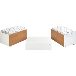 DOMINO Natural modularni namještaj sa kadicom, koje raste s vašim djetetom DOMINO Natural modularni namještaj sa kadicom, koje raste s vašim djetetom
