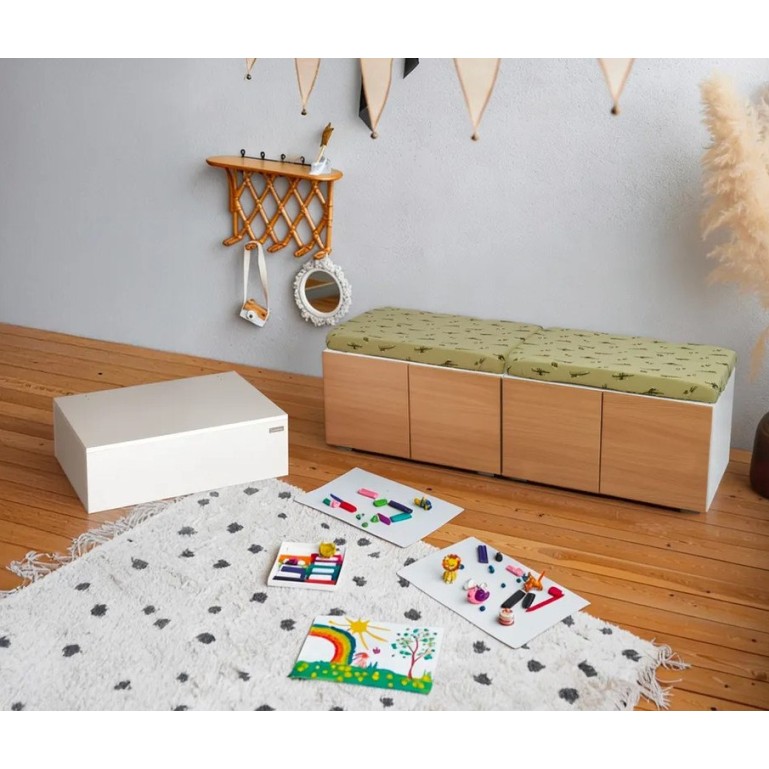 DOMINO Natural modularni namještaj sa kadicom, koje raste s vašim djetetom DOMINO Natural modularni namještaj sa kadicom, koje raste s vašim djetetom
