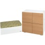DOMINO Natural modularni namještaj sa kadicom, koje raste s vašim djetetom DOMINO Natural modularni namještaj sa kadicom, koje raste s vašim djetetom