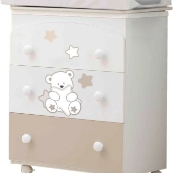 MY TEDDY set za presvlačenje s kadicom za bebe