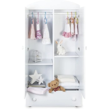 Dječji ormar PELUCHE White Natural Dječji ormar PELUCHE White Natural