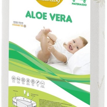 Madrac Aloe Vera za dječji krevetić 70 × 140 cm