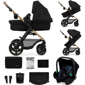 Kolica Kinderkraft MOOV 2 3u1 Pure Black