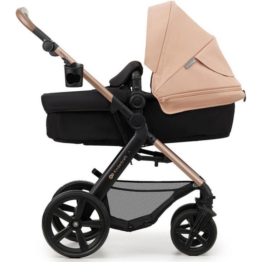 Kinderkraft MOOV 2 3v1 Sand Beige Peach otroški voziček