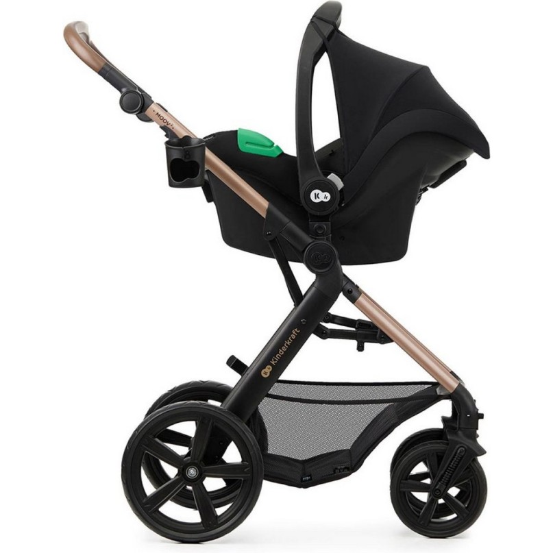 Kinderkraft MOOV 2 3v1 Sand Beige Peach otroški voziček