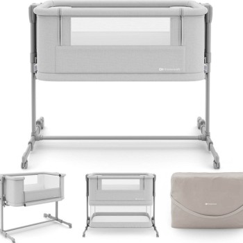 Krevetić uz krevet NESTEE GROW 2 3u1 Light Grey