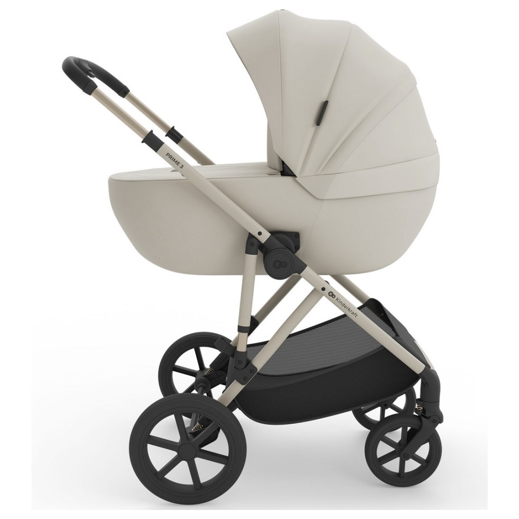 Kinderkraft Prime3 PRO 3v1 Beige otroški voziček