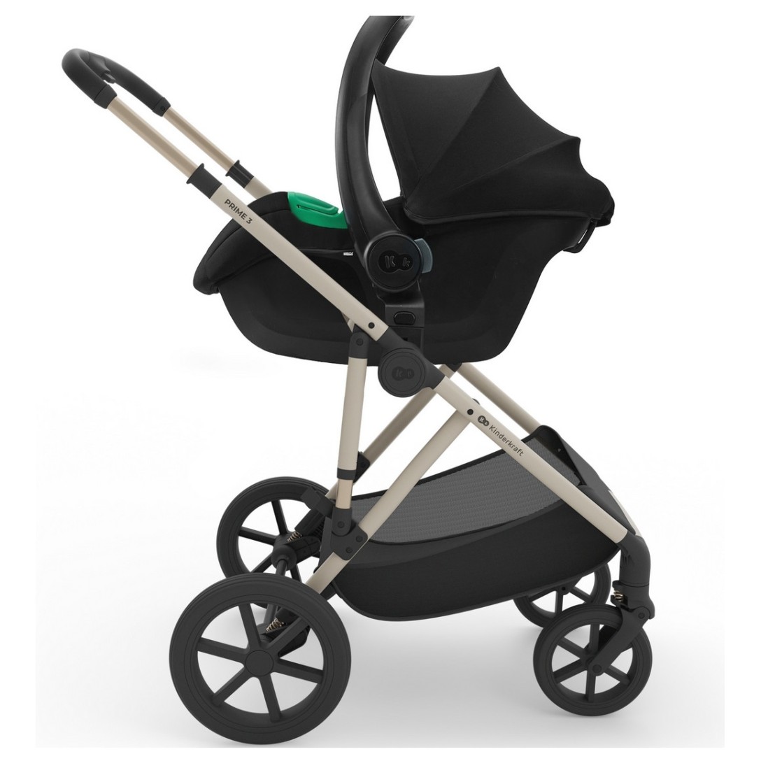 Kinderkraft Prime3 PRO 3v1 Beige otroški voziček