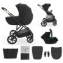 Kolica Kinderkraft Prime3 PRO 3u1 Venetian Black Kolica Kinderkraft Prime3 PRO 3u1 Venetian Black