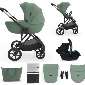 Kolica Kinderkraft Prime3 PRO 3u1 Dark Green