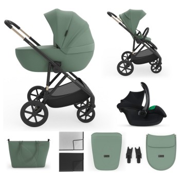 Kolica Kinderkraft Prime3 PRO 3u1 Dark Green