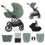Kolica Kinderkraft Prime3 PRO 3u1 Dark Green