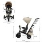 Tricikel EASYTWIST 5v1 Beige Tricikel EASYTWIST 5v1 Beige