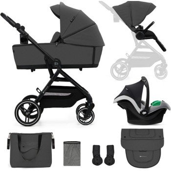 Kolica Kinderkraft YOXI Mink Pro 3u1 Moonlight Grey
