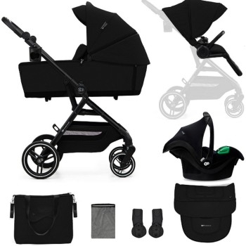 Kolica Kinderkraft YOXI Mink Pro 3u1 Pure Black