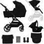 Kolica Kinderkraft YOXI Mink Pro 3u1 Pure Black