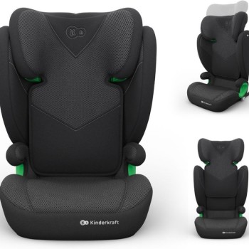 Otroški avtosedež z ISOFIX JUNIOR FIX 2 PLUS i-Size Black
