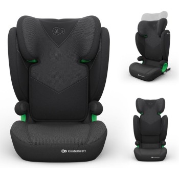 Dječja autosjedalica s ISOFIX-om JUNIOR FIX 2 PLUS i-Size Black