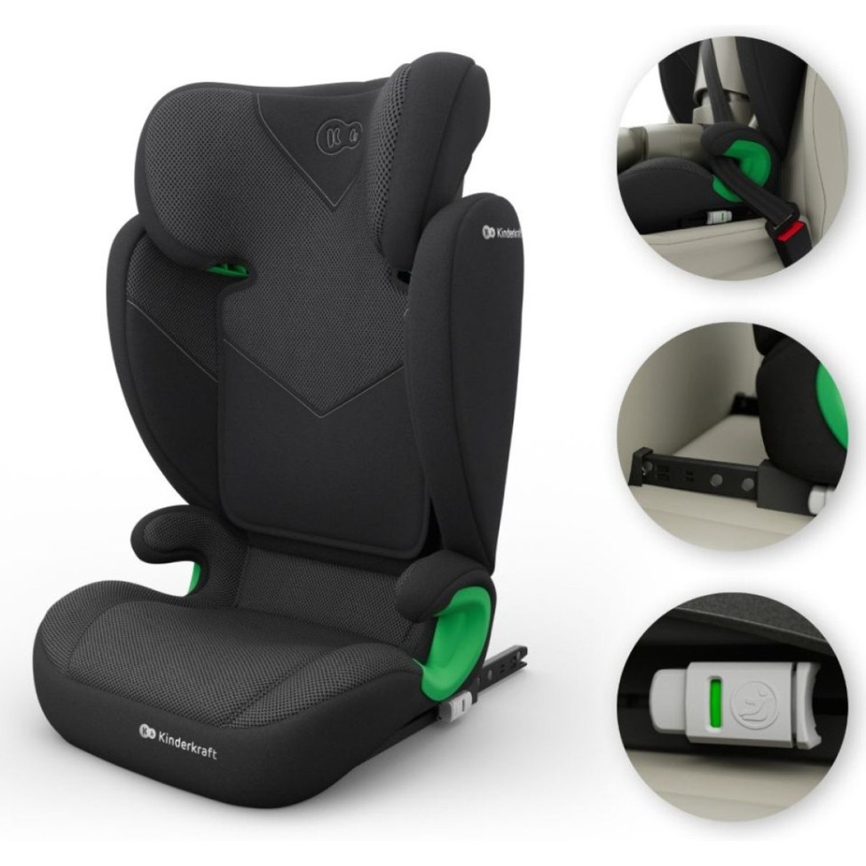 Dječja autosjedalica s ISOFIX-om JUNIOR FIX 2 PLUS i-Size Black Dječja autosjedalica s ISOFIX-om JUNIOR FIX 2 PLUS i-Size Black
